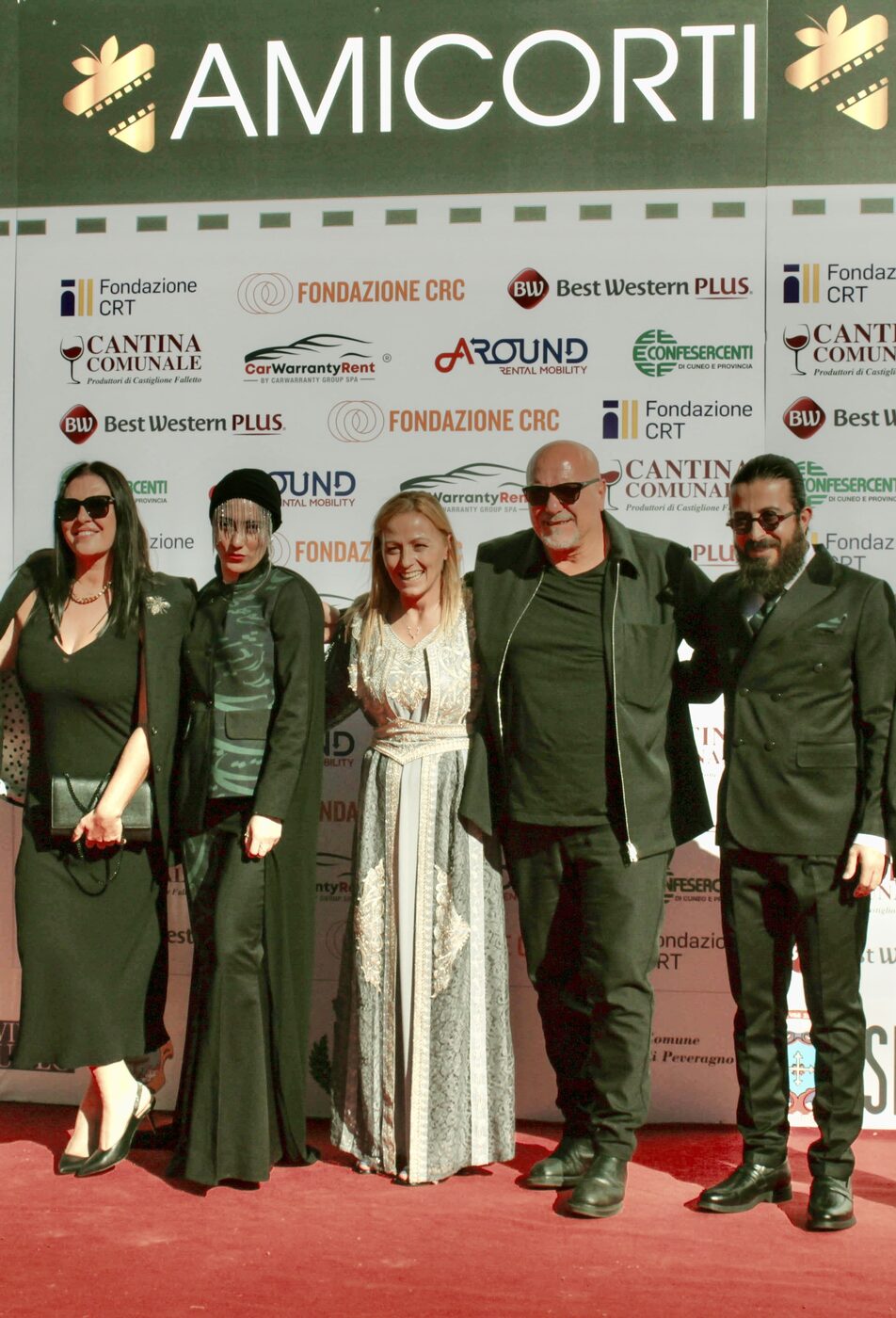 Gisella Marengo, Ntrita Rossi and Deniz Motevaseli at AmiCorti International Film Festival, 2022
