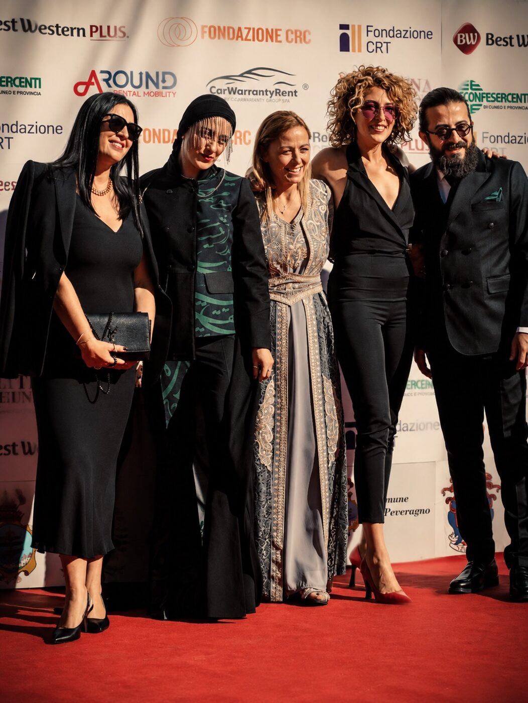 Kulbarf film cast and crew on the red carpet at AmiCorti International Film Festival, 2022